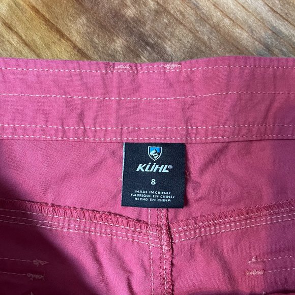 Kuhl Splash 11" Shorts Women's Shorts 8 Pink Hiking Cargo Bermuda Outdoor S10 - Picture 3 of 6